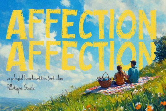 Affection Font: Playful Warmth for Creative Designs