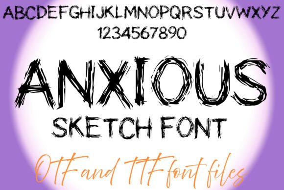 Anxious: A Display Font for Bold, Expressive Design