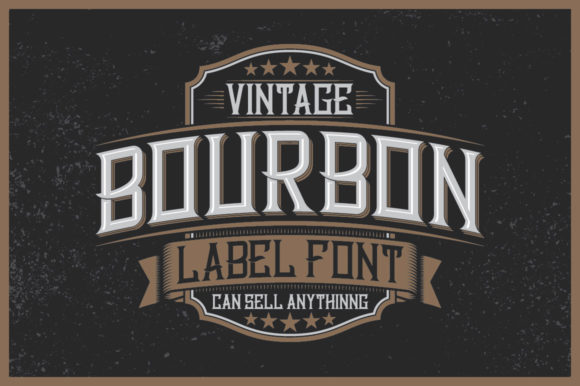 Bourbon: A Fierce Retro Display Typeface