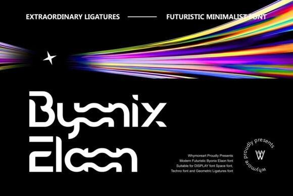 Byonix Elaon: A Bold Futuristic Font for Modern Design