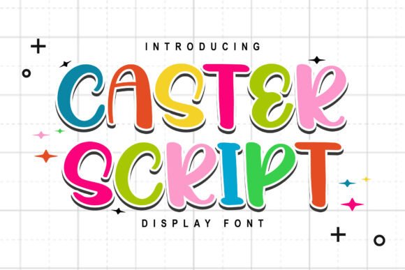 Caster Script: Bold Display Font for Impactful Designs