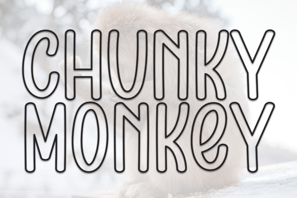 Chunky Monkey: A Handwritten Font for Joyful Designs