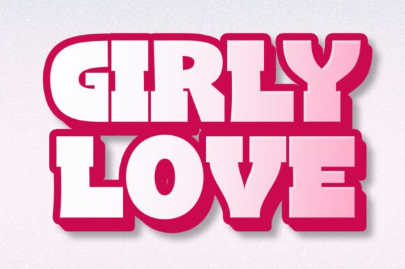 Girly Love: A Font That Adds Whimsy and Charm to Your Designs