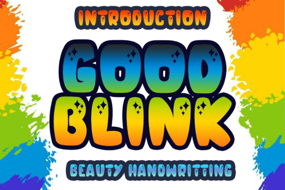 Good Blink: The Bubbly Display Font for Joyful Designs