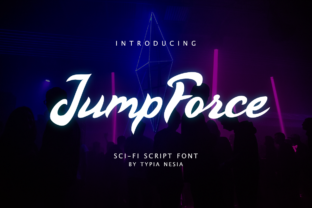 Jump Force: A Bold Display Font for Impactful Design