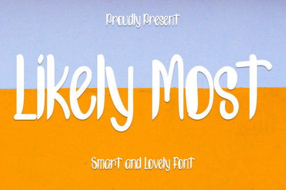 Likely Most: A Playful Display Font for Bold Creations