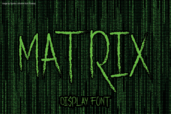 Matrix: A Bold Display Font for Modern Designers
