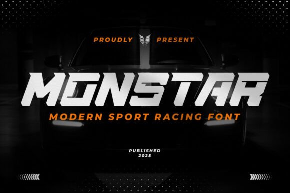 Monstar: The Aggressive Display Font for High-Octane Design