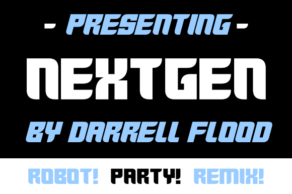 Nextgen: A Display Font for Modern Design
