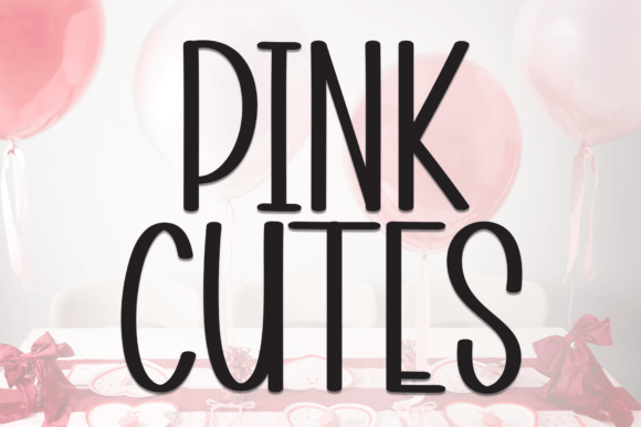 Pink Cutes: A Sweet Handwritten Display Font for Joyful Designs