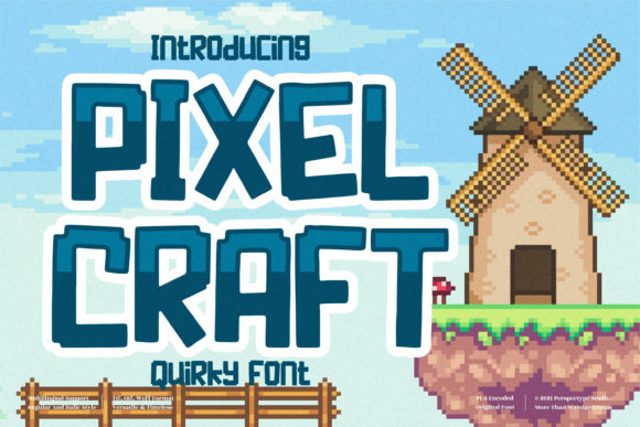 Pixel Craft: A Fun and Quirky Font for Creative Projects