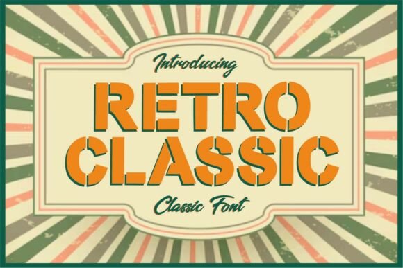 Retroclassic Regular: A Vintage Font for Modern Design