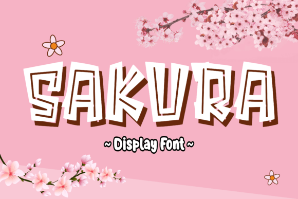 Sakura Font: A Creative Japanese Display Typeface