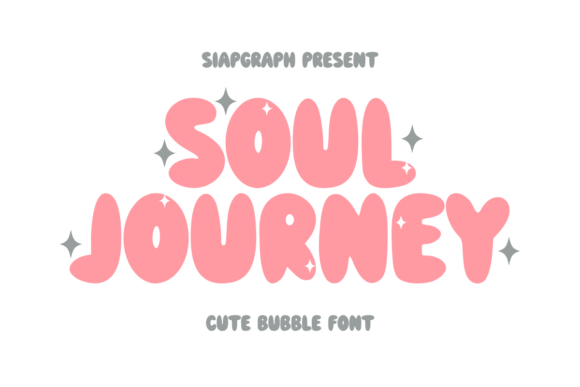 Soul Journey: A Modern Retro Bubble Display Font