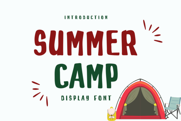 Summer Camp Font: Rustic Charm for Adventure Designs