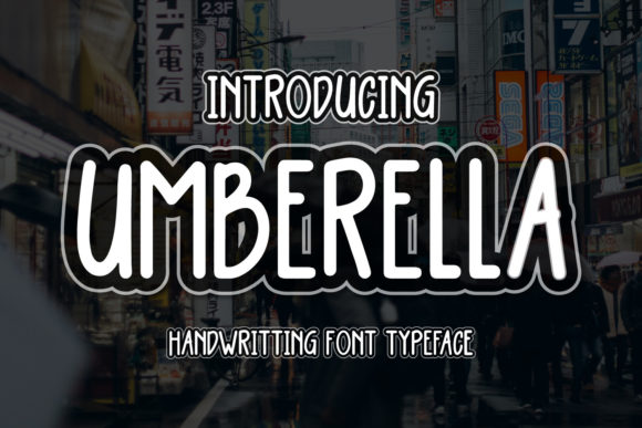Umberella: The Playful Display Font for Creative Projects